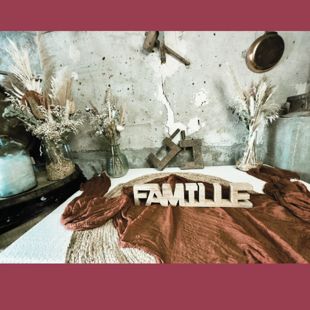 Famille bois décoratif