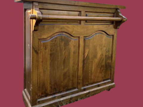 Bar en bois intérieur