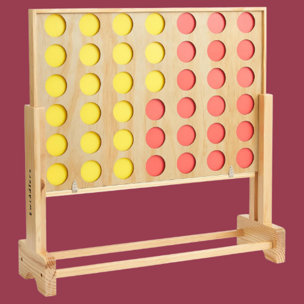 Puissance 4 xxl en bois