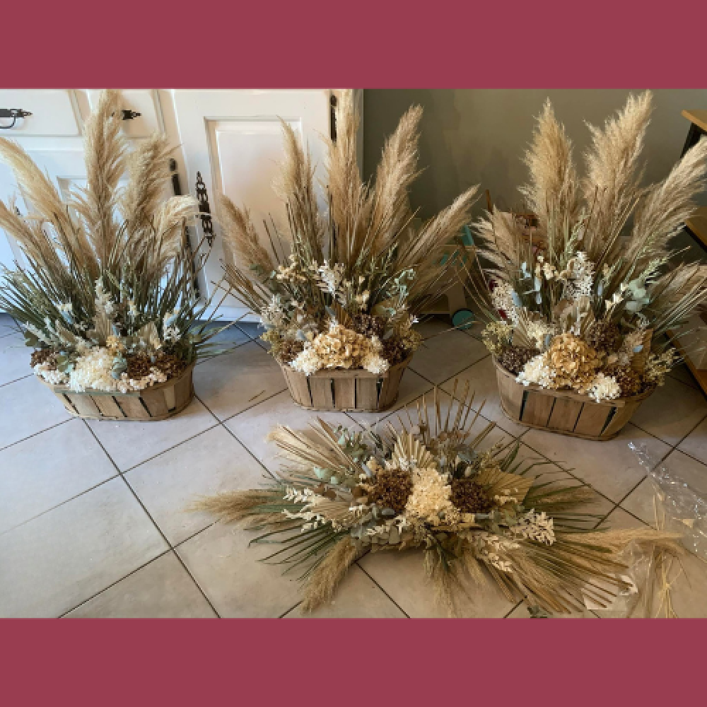 Présentation fleurs séchées (xxl)