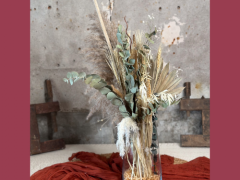 Présentation fleurs séchées (léa- l)