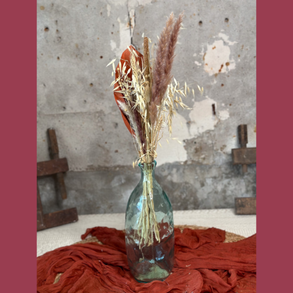 Présentation fleurs séchées (mado- m)